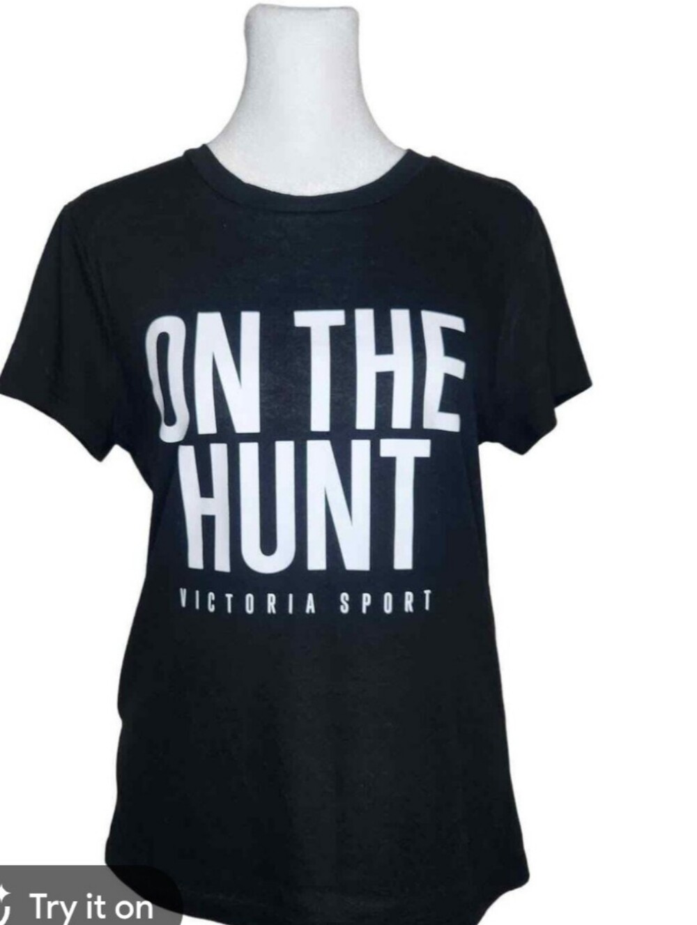 Victoria's Secret Black Graphic 'On The Hunt' Tee